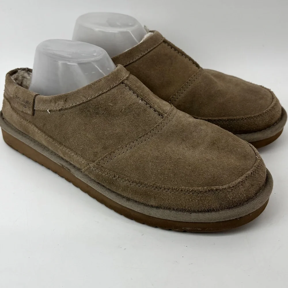 Koolaburra by UGG Men Tipton Suede Slipper Brown 1115871 Size 9